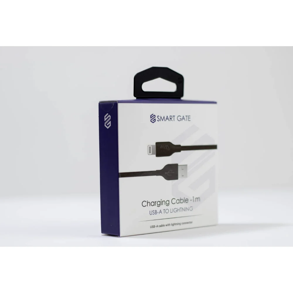 Smart Gate Cable PVC USB-A to Lightning 1m Black - Image 3