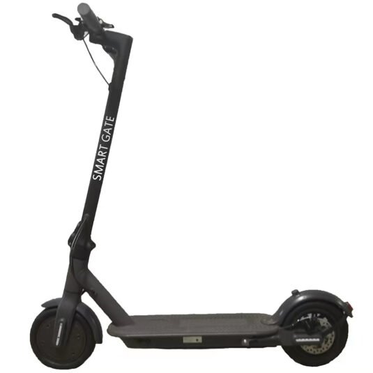 Smart Gate E-Scooter Front&Rear Electric Brake Aluminum Black - Image 2