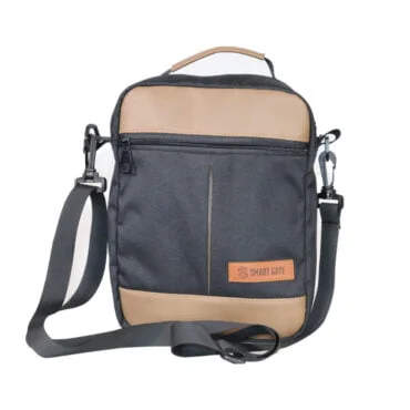 Smart Gate Tablet Bag with Shoulder Strap 10 inch Black, Camel