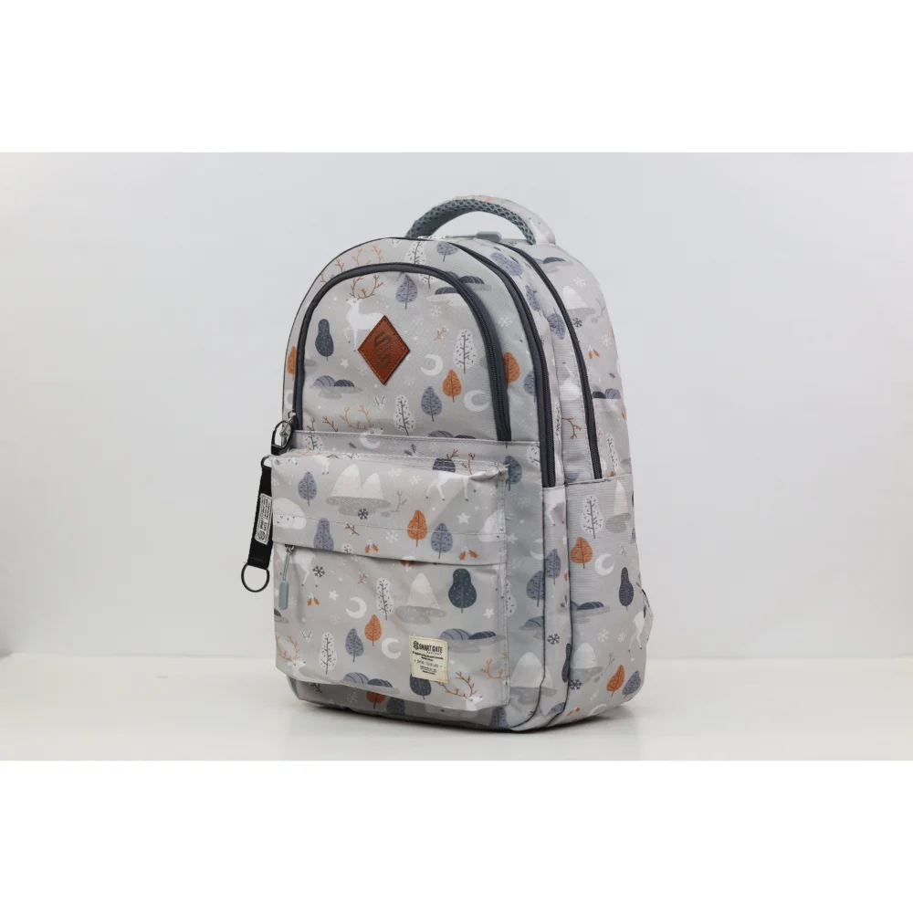 Smart Gate School Carrying Deer Backpack 15.6 Gray - Image 3