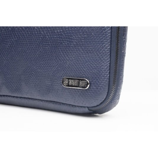 Smart Gate Notebook Case Leather 15.6 Dark Blue - Image 3