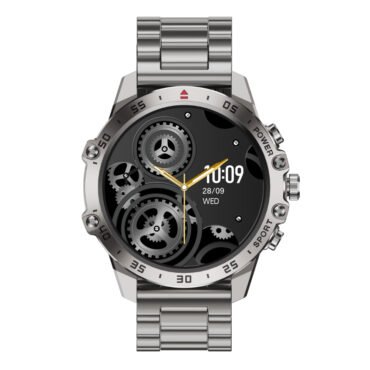 Smart Gate Smart Watches 1.43 Amoled IP68 400mAh Wireless Charger Silver