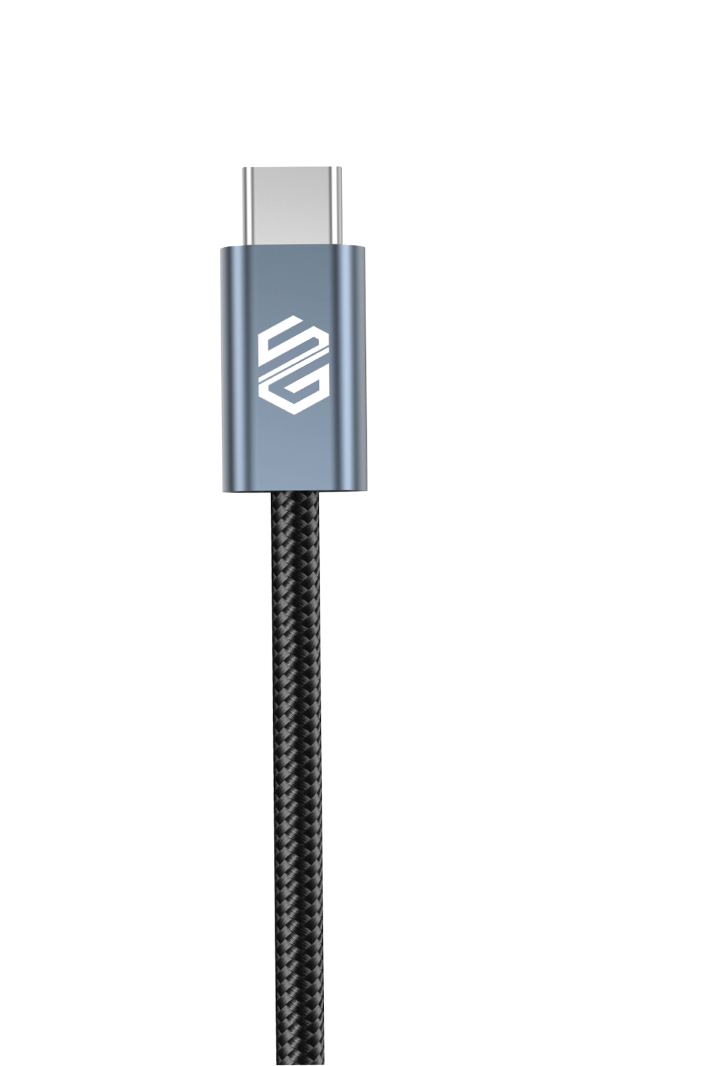 سمارت جيت كابل يو أس بى سى - يو أس بى سى - 100وات 480 ميجا /ثانيه - مضفر- الومونيوم - 1.5 متر- أسود