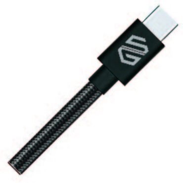 سمارت جيت كابل يو أس بى سى - لايتينينج - سريع 1 متر- أسود