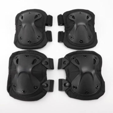 Smart Gate Big 2 Elbow & 2 Knee Pads Protective Guard Protective Guard Shock Absorbing Black