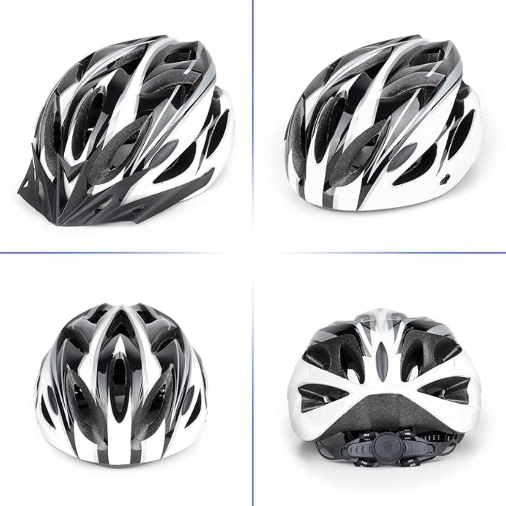 Smart Gate Helmet For Scooter PC+EPS 210 Gram Black White - Image 4