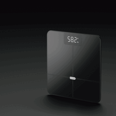 Smart Gate Scale Fit LED 180KG lbs/kg Black