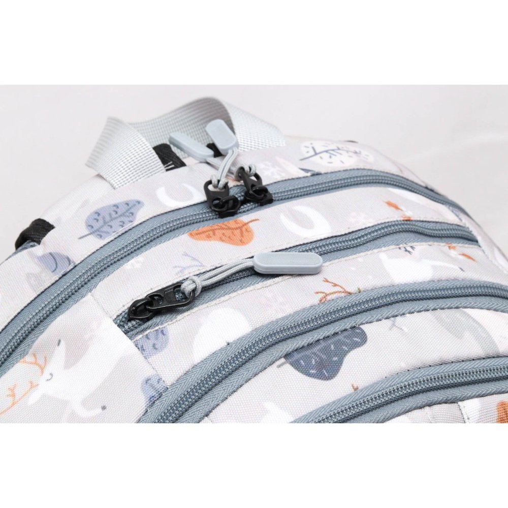 Smart Gate SG-9234 School Carrying Deer Backpack With 6 Pockets 15.6 Gray - Image 5