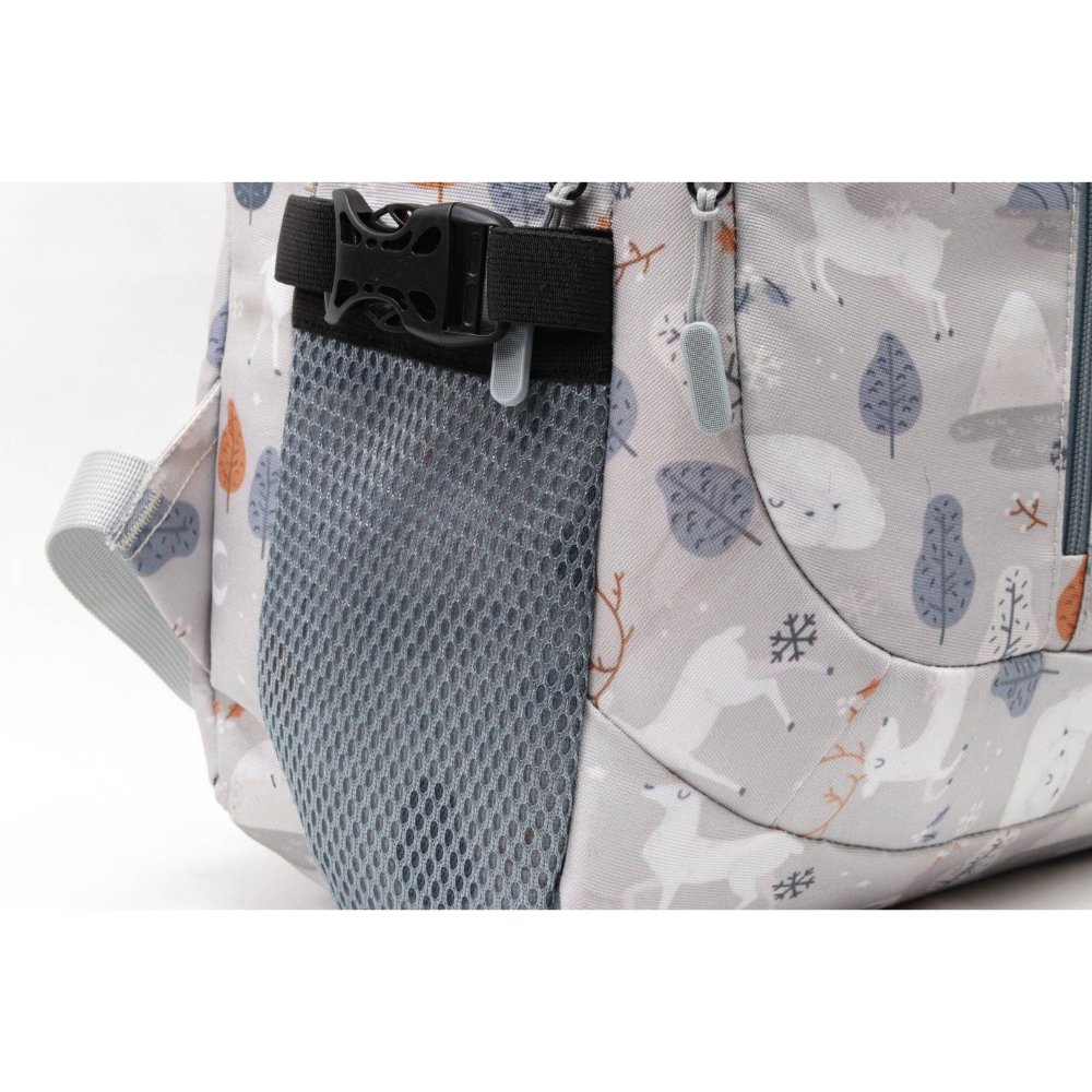 Smart Gate SG-9234 School Carrying Deer Backpack With 6 Pockets 15.6 Gray - Image 4