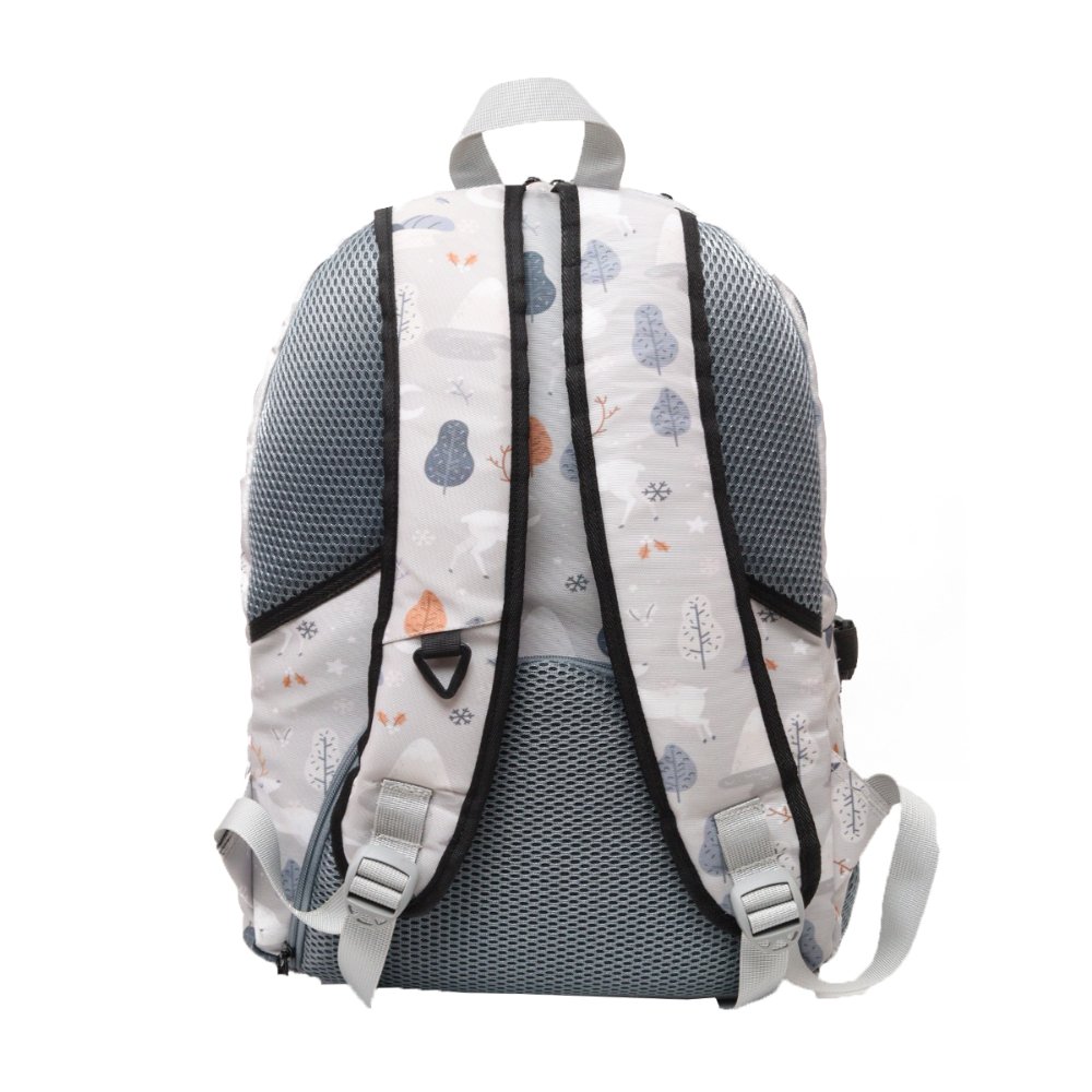Smart Gate SG-9234 School Carrying Deer Backpack With 6 Pockets 15.6 Gray - Image 8
