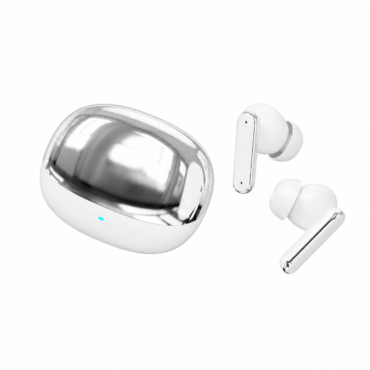 سماعات Smart Gate SGT-PUREPROWHT (لاسلكية بالكامل TWS، بلوتوث 5.4)، نطاق 10 أمتار، وقت التحدث 4 ساعات، مدة الشحن 60 دقيقة، بطارية 200 مللي أمبير، اللون أبيض.