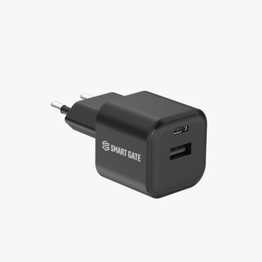 Smart Gate SGCH-35CAGaNSEB Wall Charger 35W 2 Port USB-C USB-A PD Black
