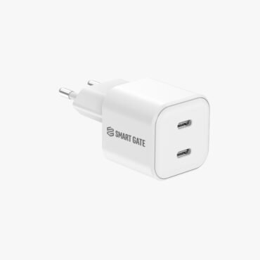 Smart Gate SGCH-40CCGaNSEW Wall Charger 40W 2 Port 2USB-C PD White