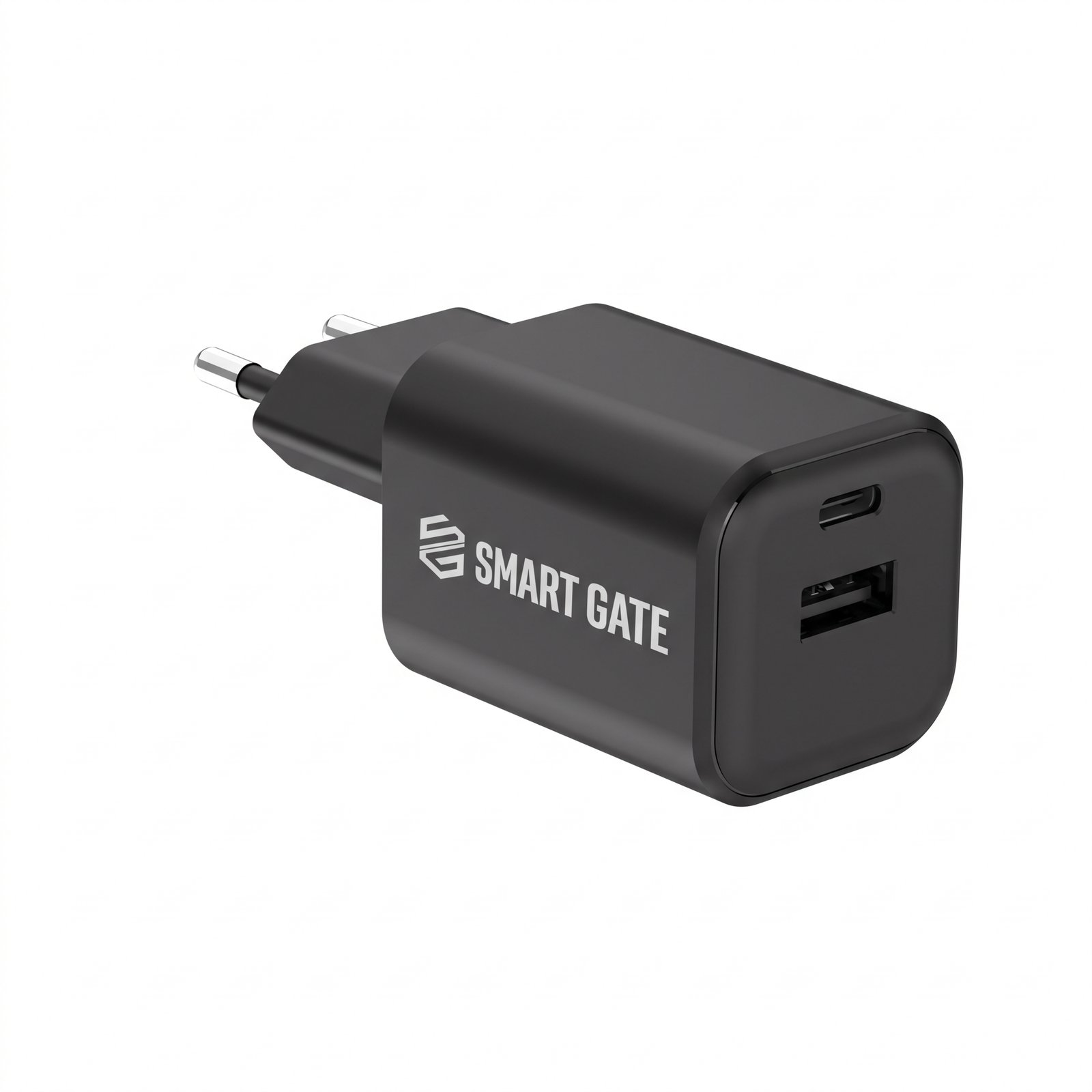Smart Gate SGCH-45CAGaNSEB Spark Wall Charger 45W 2 Port USB-C USB-A PD Black