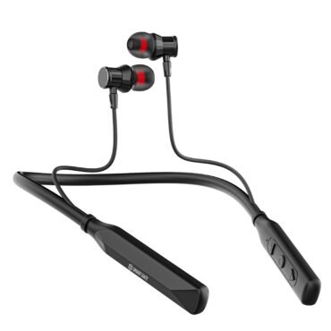 جهاز سمارت جيت SGN-100BLK يُعلق حول الرقبة، بتقنية بلوتوث 5.3، بمدى يصل إلى 10 أمتار، وعمر بطارية يصل إلى 25 ساعة، وبطارية 250 مللي أمبير، مصنوع من المعدن، مزود بمغناطيس واهتزاز، باللون الأسود.